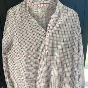 Robert Graham Multi-Color Checked Dress Shirt - 20 34/35 Big - Big & Tall